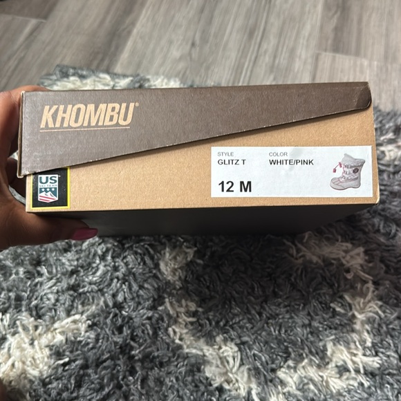 Khombu 12 M White/Pink winter boots. - Picture 3 of 3